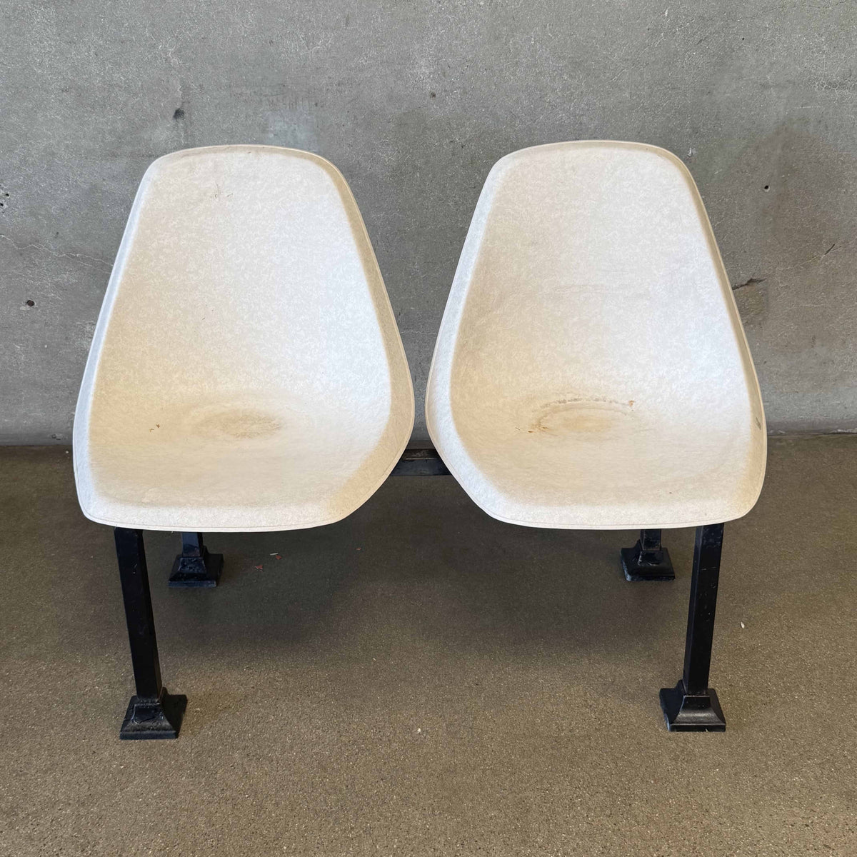 Twin 1958 Fiberglass Chairs From Demolished Palos Verdes Bowling Alley