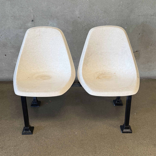 Twin 1958 Fiberglass Chairs From Demolished Palos Verdes Bowling Alley