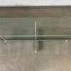 Mid Century Chrome & Glass Coffee Table - All Original