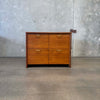 Mid Century Modern Shedua Wood Cabinet by Gerald McCabe 1970s