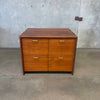 Mid Century Modern Shedua Wood Cabinet by Gerald McCabe 1970s