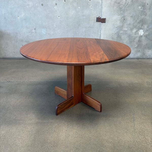 Shedua Wood Round Dining Table by Gerald McCabe