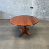 Shedua Wood Round Dining Table by Gerald McCabe