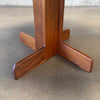 Shedua Wood Round Dining Table by Gerald McCabe