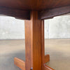 Shedua Wood Round Dining Table by Gerald McCabe