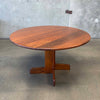 Shedua Wood Round Dining Table by Gerald McCabe