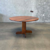 Shedua Wood Round Dining Table by Gerald McCabe