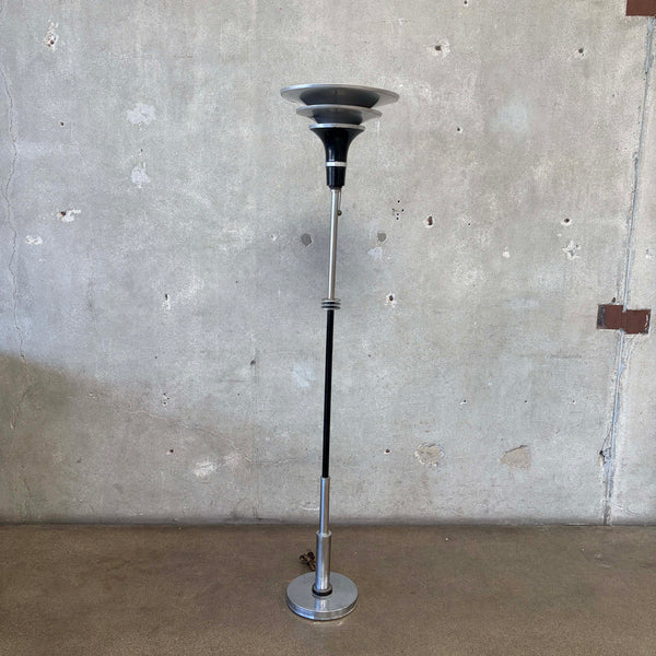 Art Deco Torchiere Floor Lamp