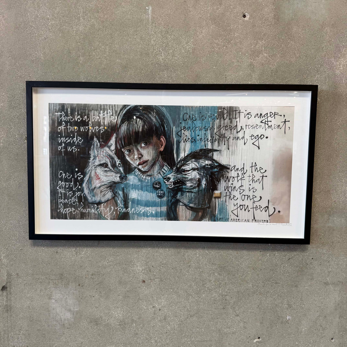 Signed Urban Art by Herakut