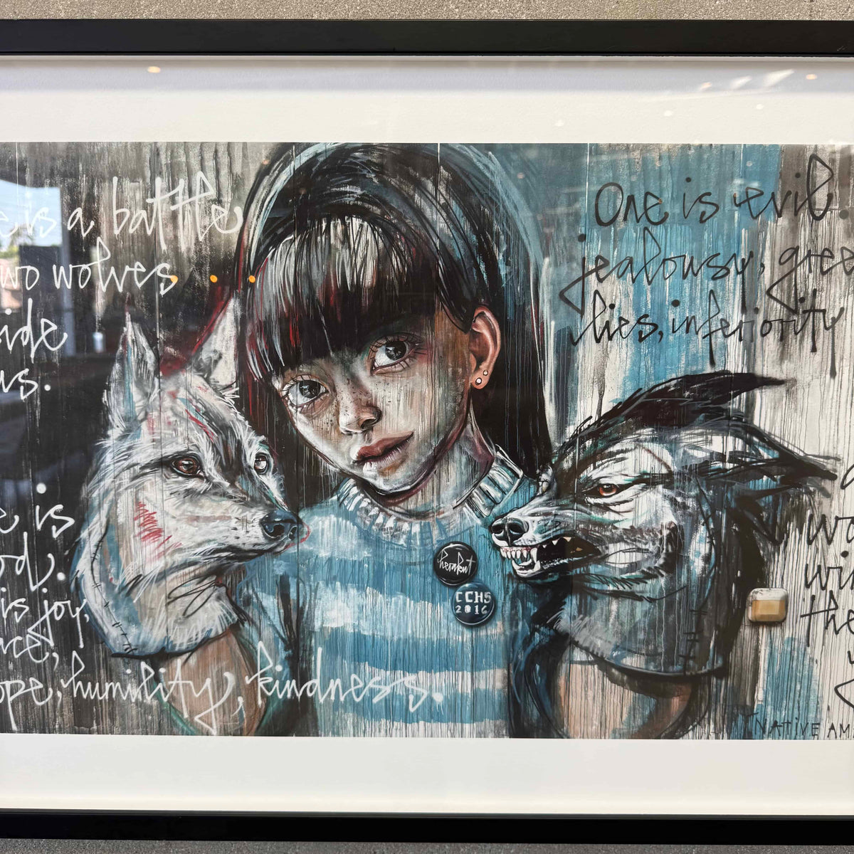 Signed Urban Art by Herakut