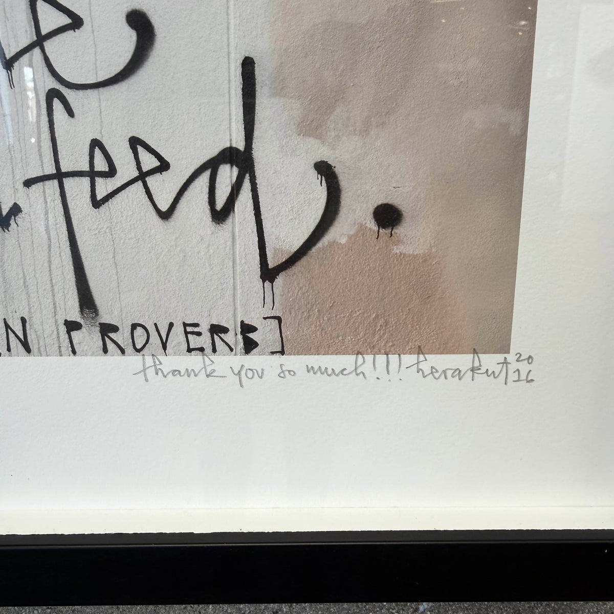 Signed Urban Art by Herakut