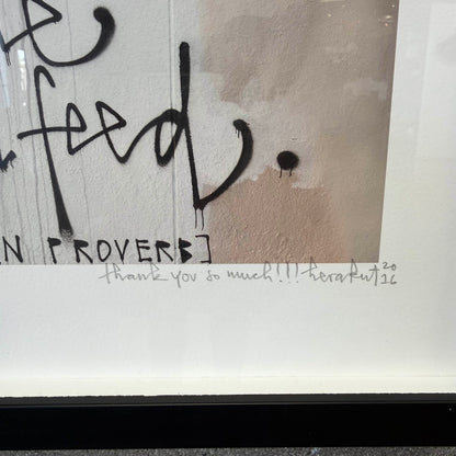 Signed Urban Art by Herakut