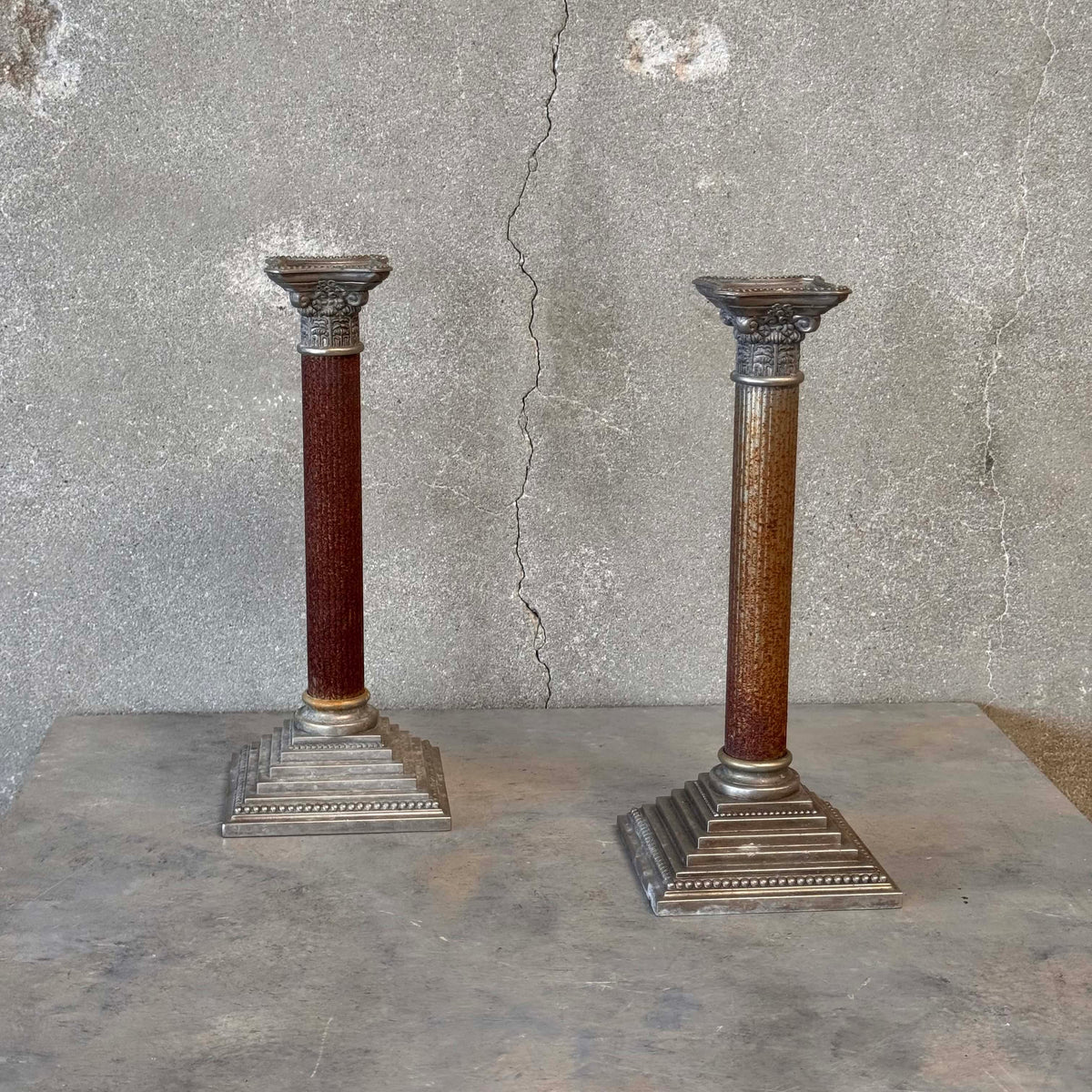 Column Candlesticks for Tapered Candles