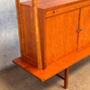 Mid Century Modern Scandinavian Bookcase w/ Table Base