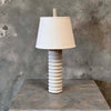 Cement Lamp w/ Matching Finial