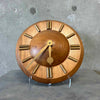 Vintage Seth Thomas Mid Century Modern Wooden Wall Clock (Working)