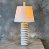 Cement Lamp w/ Matching Finial