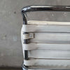 Vintage MK Knoll Lounge Chair - White Leather & Chrome