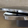 Post Modern Black & Chrome 360 Swivel Coffee Table