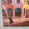 1920s Art Deco Oil Painting