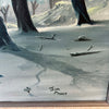 Vintage Painting "Winter Scene" - Signed Jim Maxey, Dated 1976
