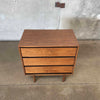 Mid Century Modern 3 Drawer Dresser by L.A Period, Formica Top