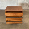 Mid Century Modern 3 Drawer Dresser by L.A Period, Formica Top