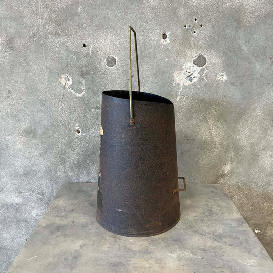 Vintage Metal Charcoal Caddy