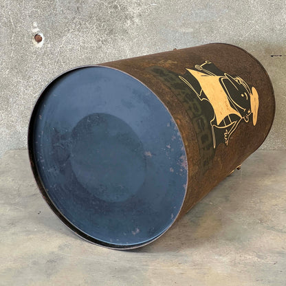 Vintage Metal Charcoal Caddy