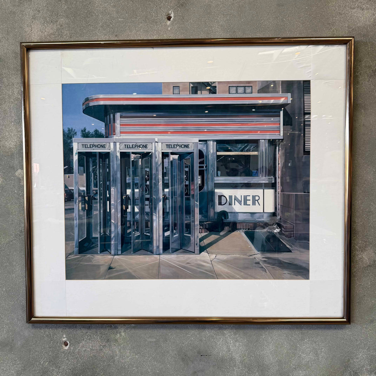 Richard Estes Diner Framed Print