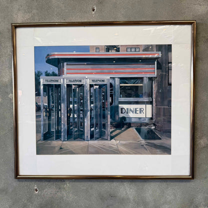 Richard Estes Diner Framed Print