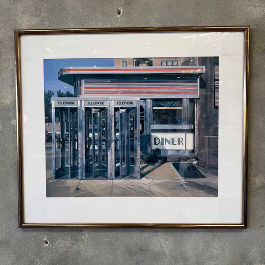 Richard Estes Diner Framed Print - Pending