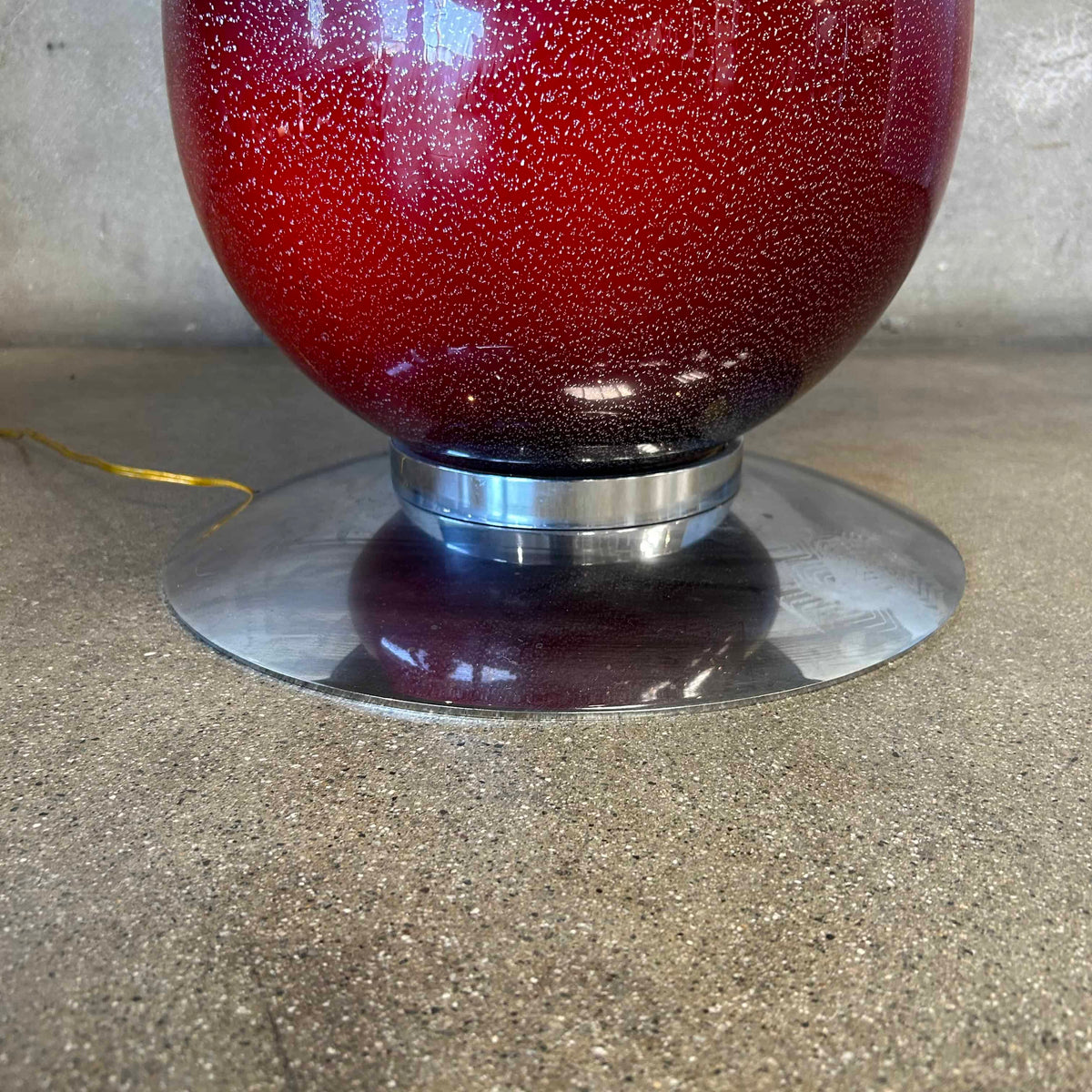 Pair Of 80's Murano Light Up Tables