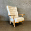 50's "Grand Repos" Light Oak Lounge Chair