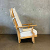 50's "Grand Repos" Light Oak Lounge Chair