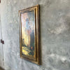 Vintage Signed Oil on Board Framed Greek Scene w/Couple