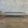Chrome & Formica Long Coffee Table