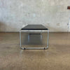 Chrome & Formica Long Coffee Table