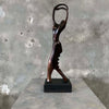 Bronze Sculpture of Stylized Abstract Dancer