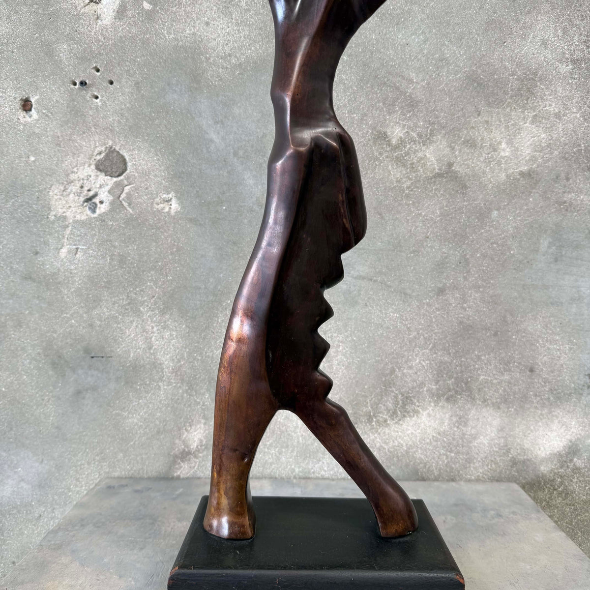 Bronze Sculpture of Stylized Abstract Dancer
