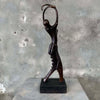 Bronze Sculpture of Stylized Abstract Dancer