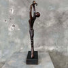 Bronze Sculpture of Stylized Abstract Dancer