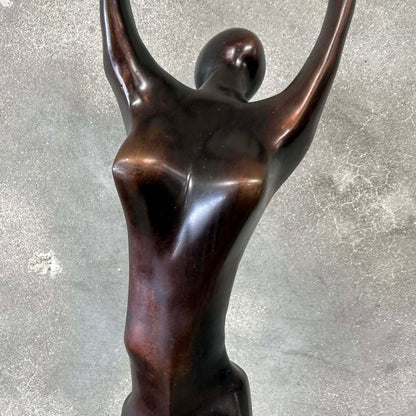 Bronze Sculpture of Stylized Abstract Dancer