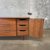 Mid Century Modern 12 Drawer Dresser in Danish Walnut