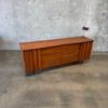 Mid Century Modern 12 Drawer Dresser in Danish Walnut