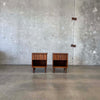 Mid Century Modern Night Stands in Danish Walnut