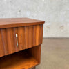 Mid Century Modern Night Stands in Danish Walnut