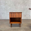 Mid Century Modern Night Stands in Danish Walnut