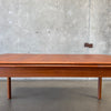 Danish Modern Teak Draw Leaf Dining Table