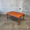Danish Modern Teak Draw Leaf Dining Table